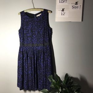 Loft dress. Gorgeous silky material. Fully lined.